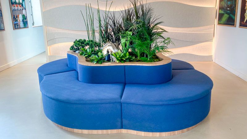 Canapé ilot central confort